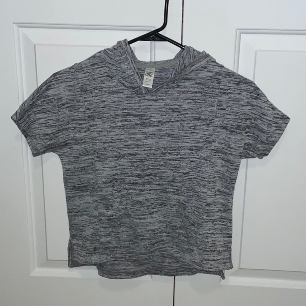 Athleta Girl Short Sleeve Hooded Sweatshirt!